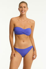 Essentials Edit Twist Bandeau / Sea Level Eco essentials iris
