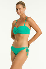 Essentials Edit Twist Bandeau / Sea Level Eco essentials evergreen