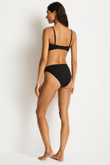 Essentials Edit Twist Bandeau / Sea Level Eco essentials black
