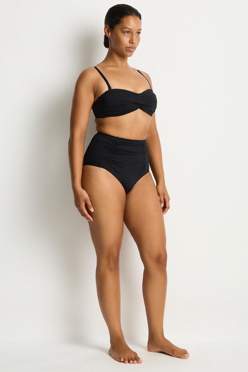 Essentials Edit Twist Bandeau / Sea Level Eco essentials black