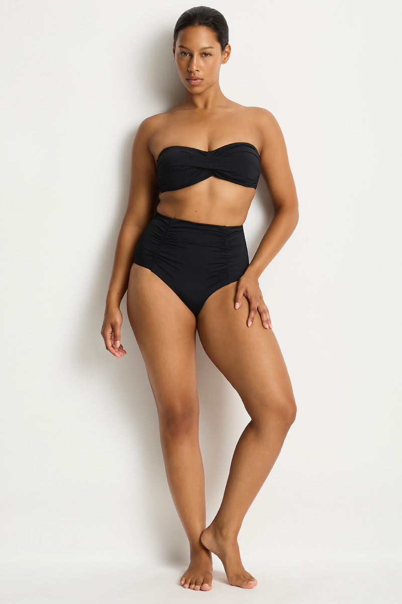Essentials Edit Twist Bandeau / Sea Level Eco essentials black
