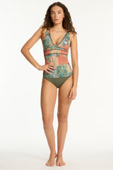 Java Spliced Longline Tri Tankini / Sea Level Java
