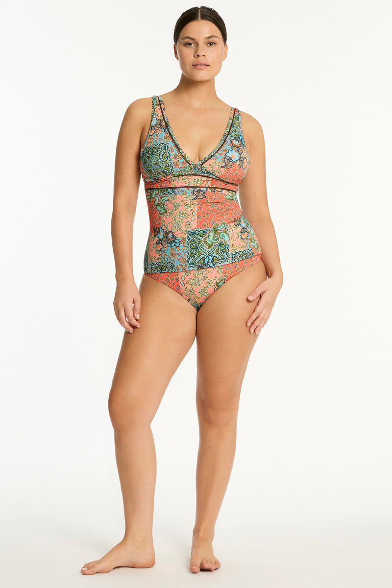 Java Spliced Longline Tri Tankini / Sea Level Java