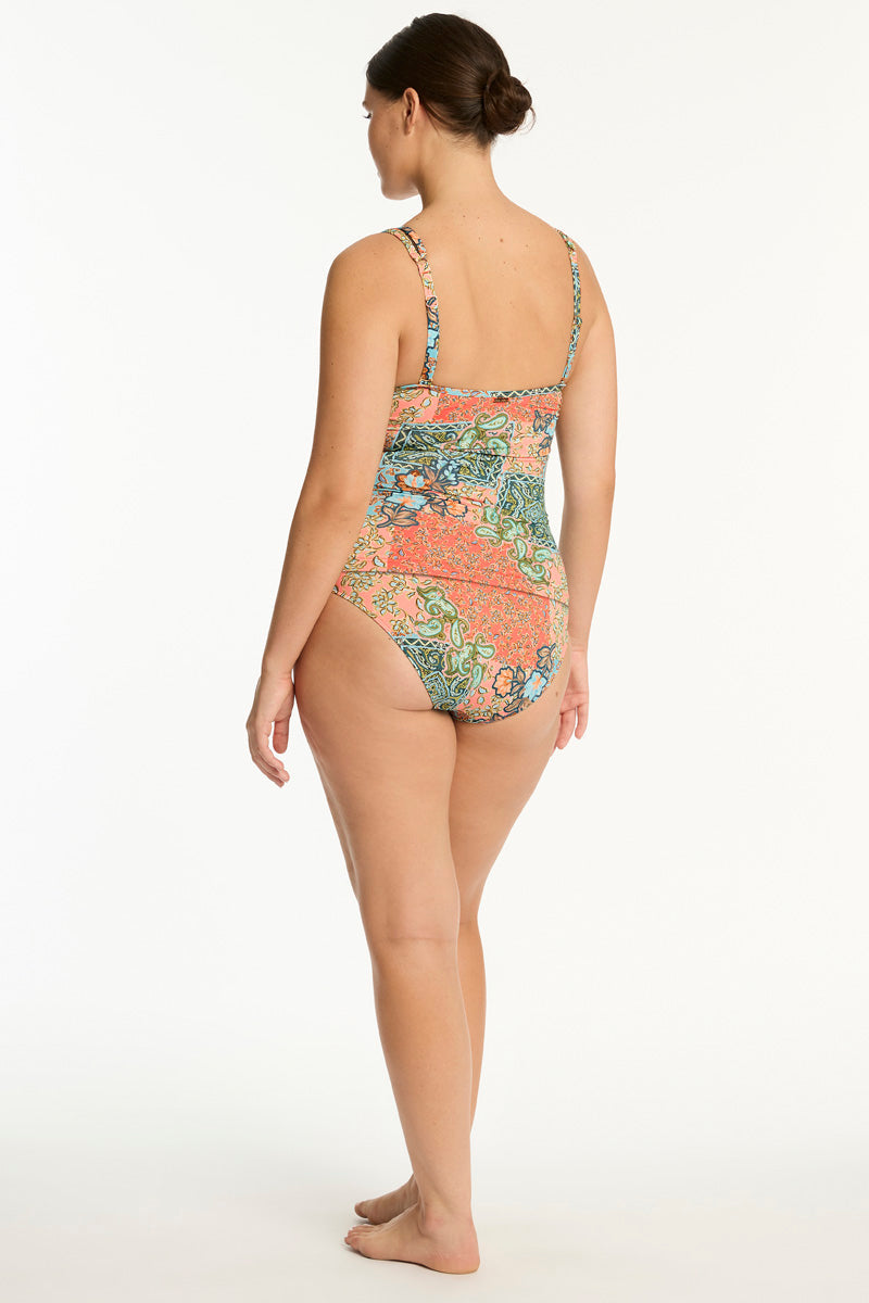 Java Spliced Longline Tri Tankini / Sea Level Java