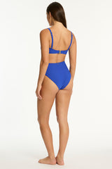 Spinnaker Retro High Waist Pant / Sea Level Spinnaker cobalt