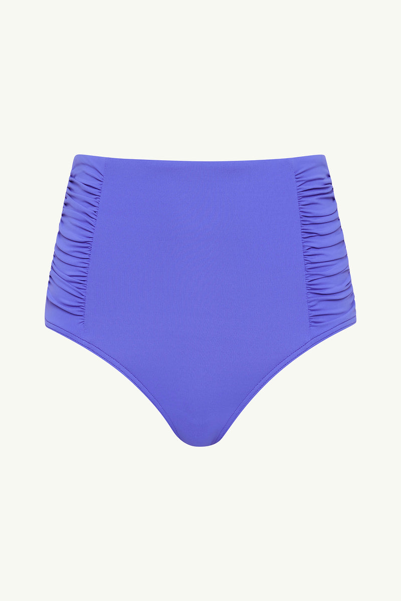 Essentials Edit High Waist Gathered Side Pant / Sea Level Eco essentials iris