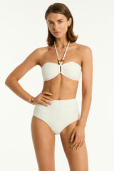 Caracus Panelled High Waist Pant / Sea Level Caracus coconut