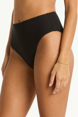 Spinnaker Retro High Waist Pant / Sea Level Spinnaker black