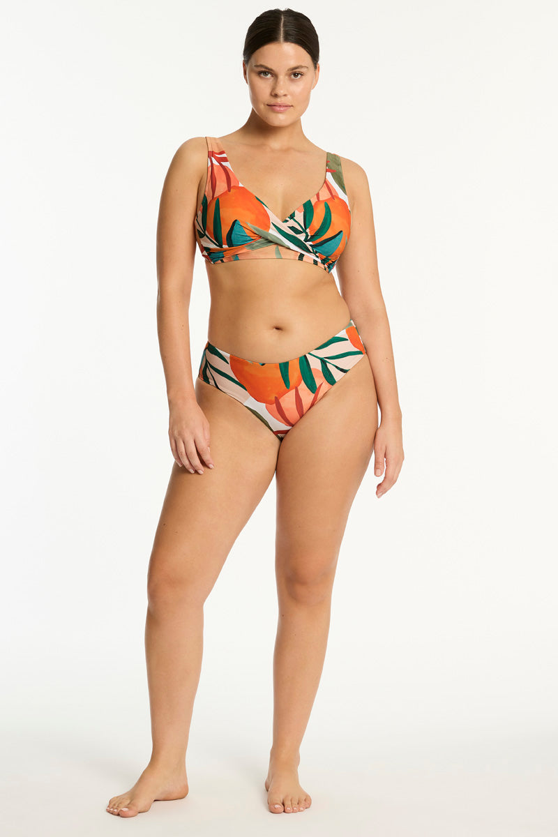 Tropaluxe Mid Bikini Pant / Sea Level Tropaluxe