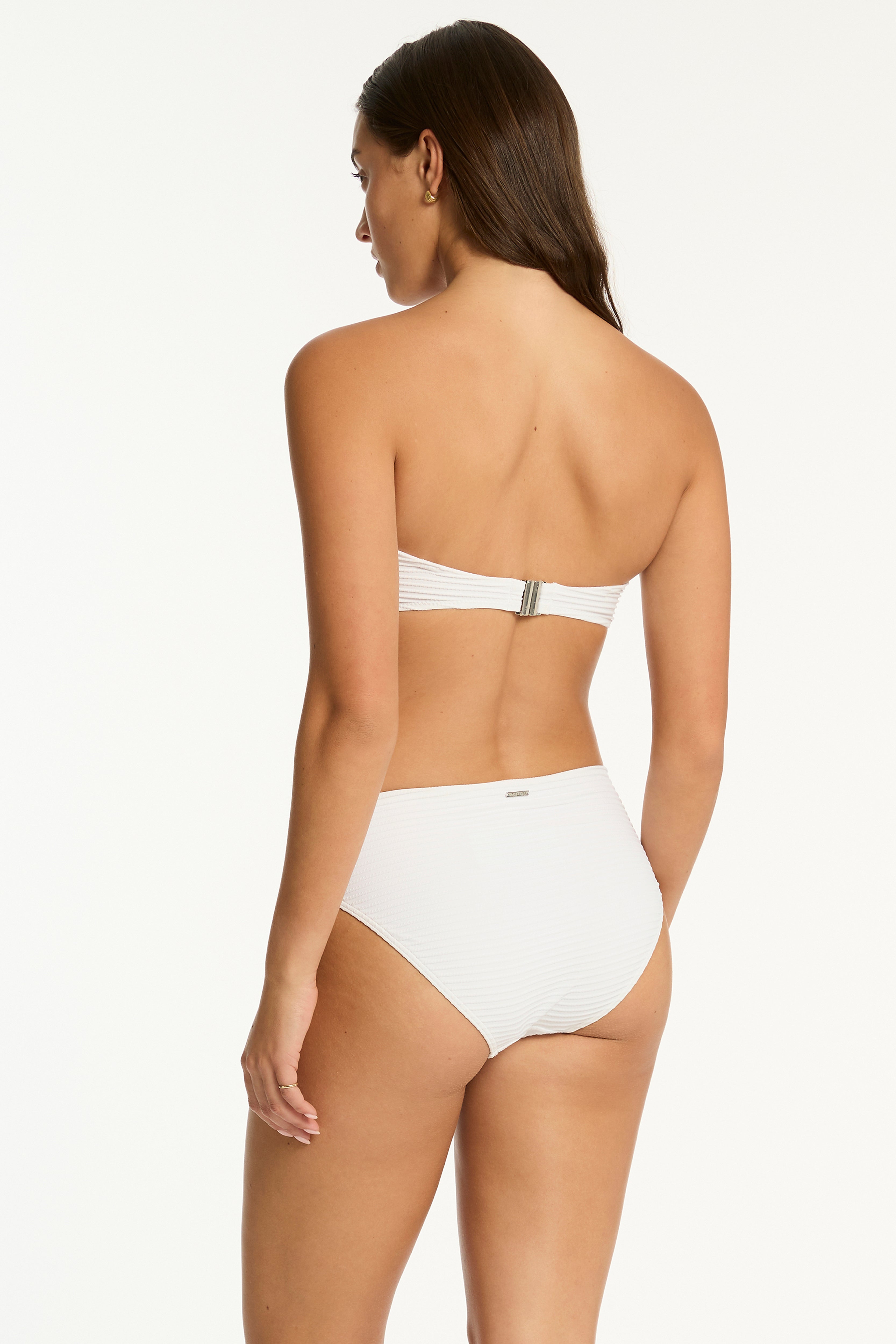 Spinnaker Mid Bikini Pant / Sea Level Spinnaker white
