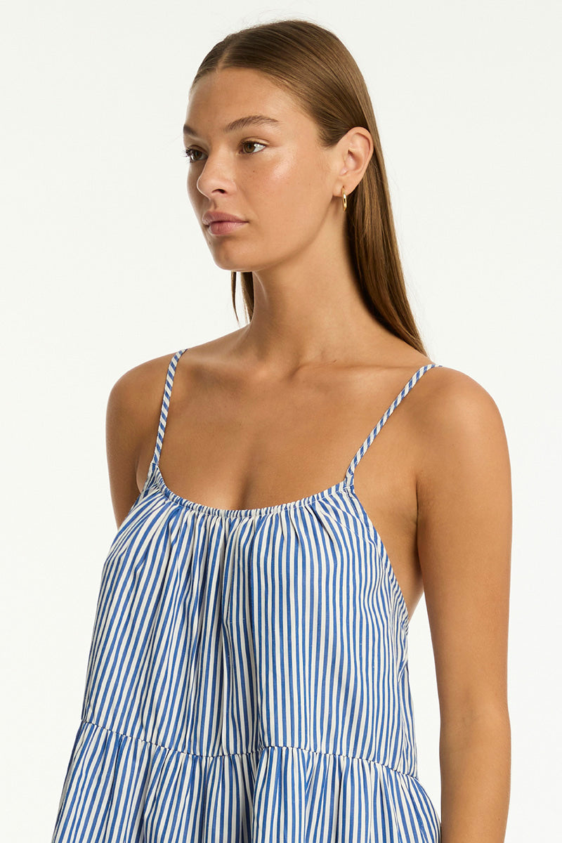 Boathouse Tie Back Short Sundress / Sea Level Boathouse