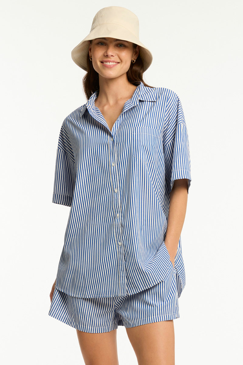 Boathouse Aloha Shirt / Sea Level Boathouse