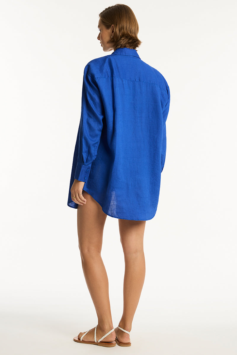 Resort Linen Cover Up / Sea Level Resort linen