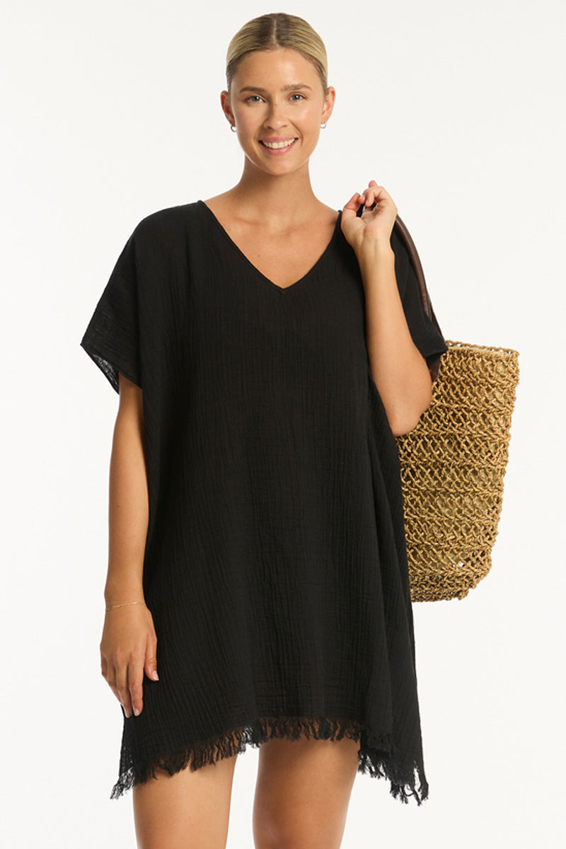 Sunset Kaftan / Sea Level Sunset black