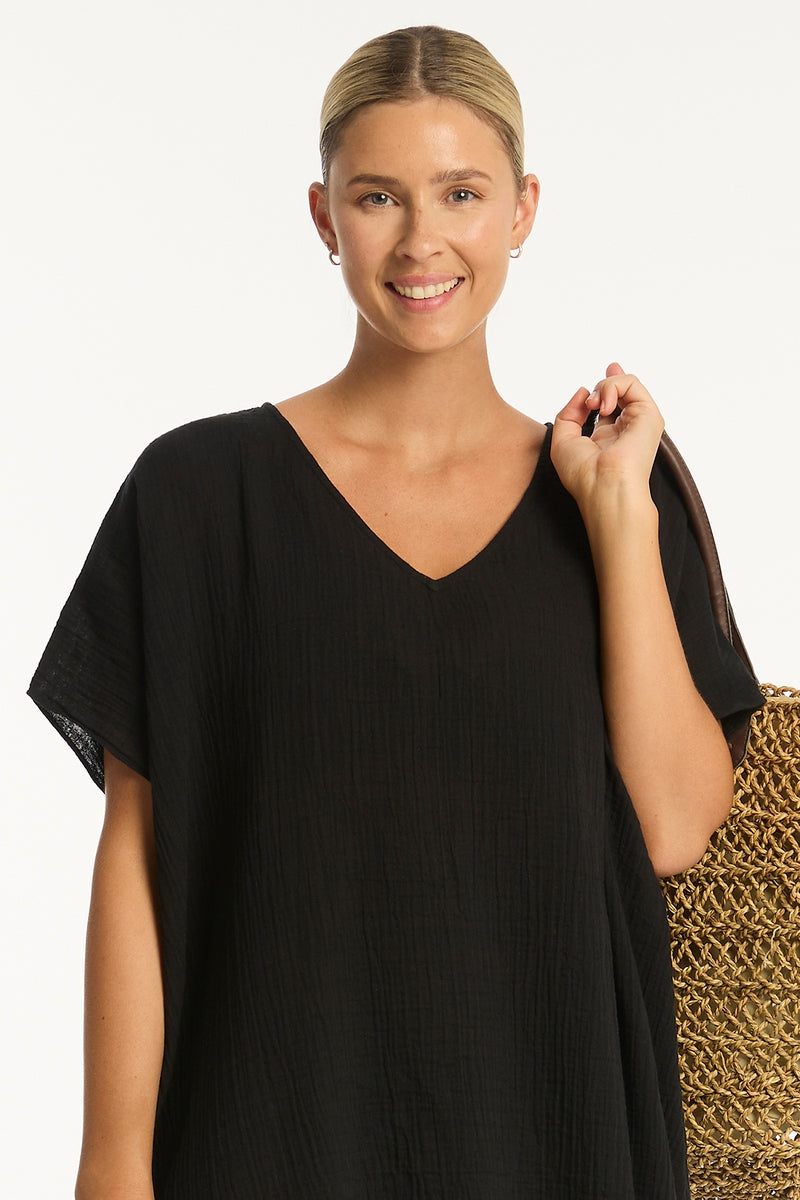 Sunset Kaftan / Sea Level Sunset black