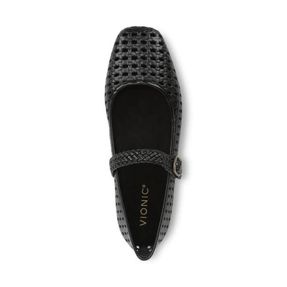 Vionic Shoes Alameda Woven Mary Jane Flat