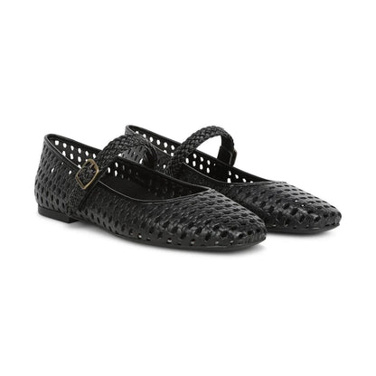 Vionic Shoes Alameda Woven Mary Jane Flat