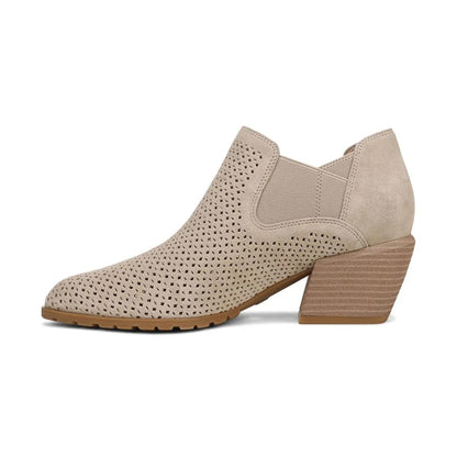 Vionic Shoes Bethany Perf Heeled Ankle Boot