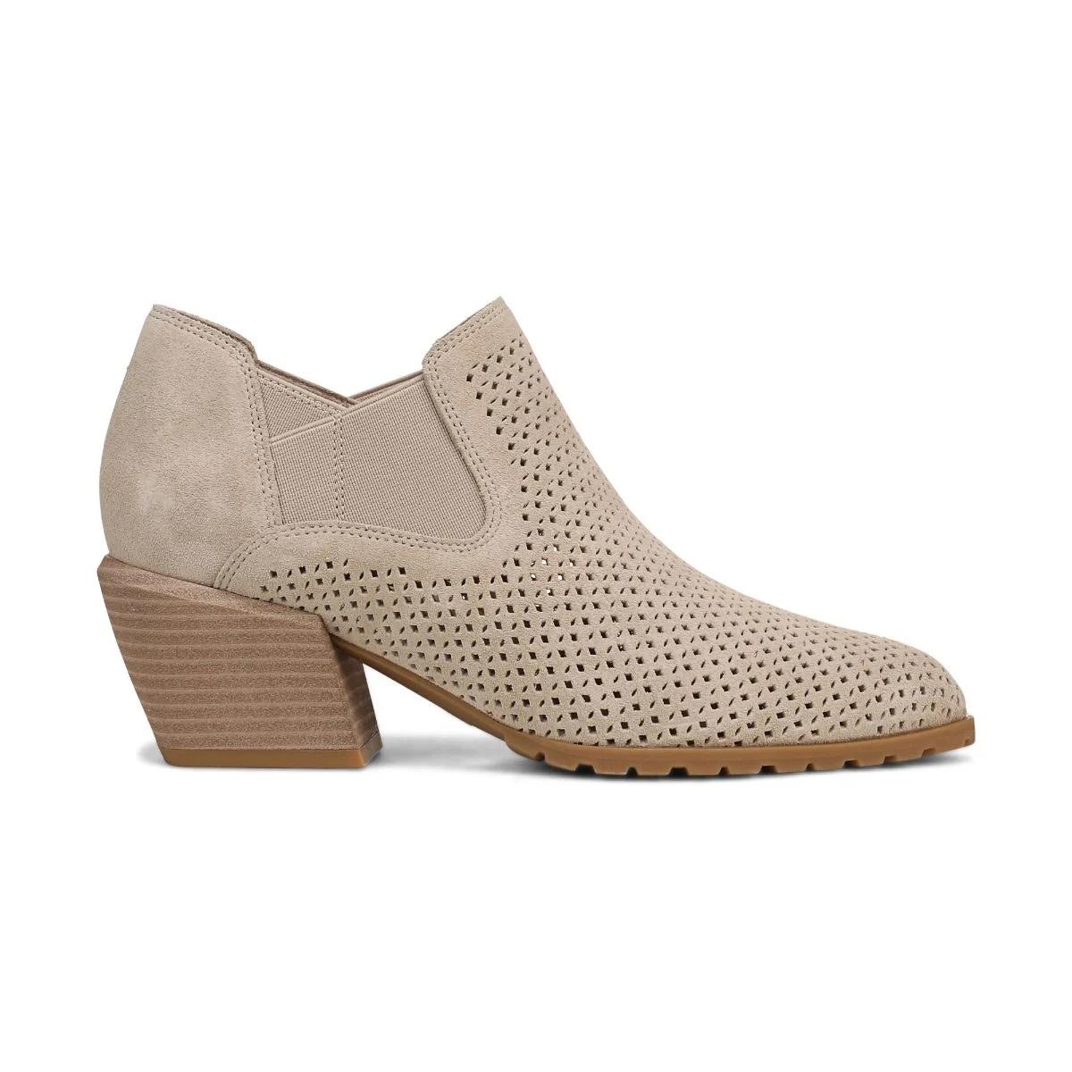 Vionic Shoes Bethany Perf Heeled Ankle Boot