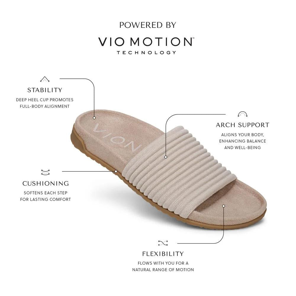 Vionic Shoes Evie Knit Slide Sandal