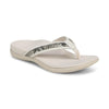 Cream Snake Print Leather