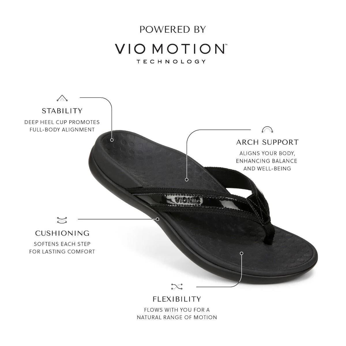 Vionic Shoes Tide II Toe Post Sandal