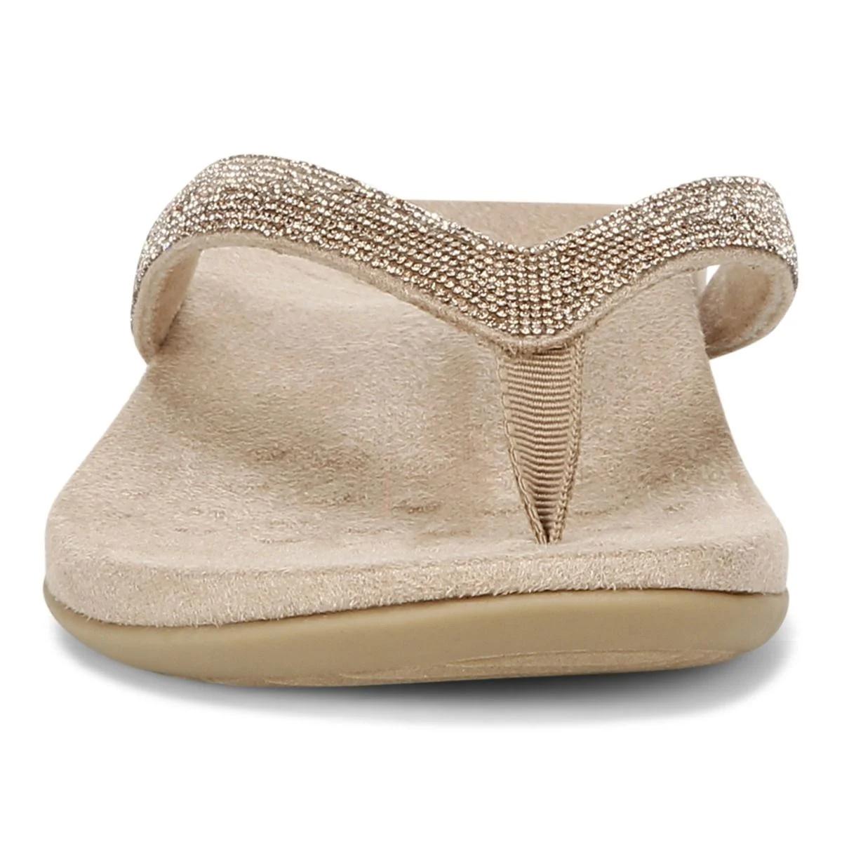 Vionic Shoes Dillon Shine Toe Post Sandal