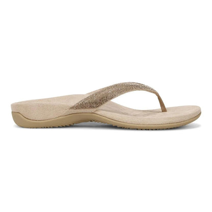 Vionic Shoes Dillon Shine Toe Post Sandal