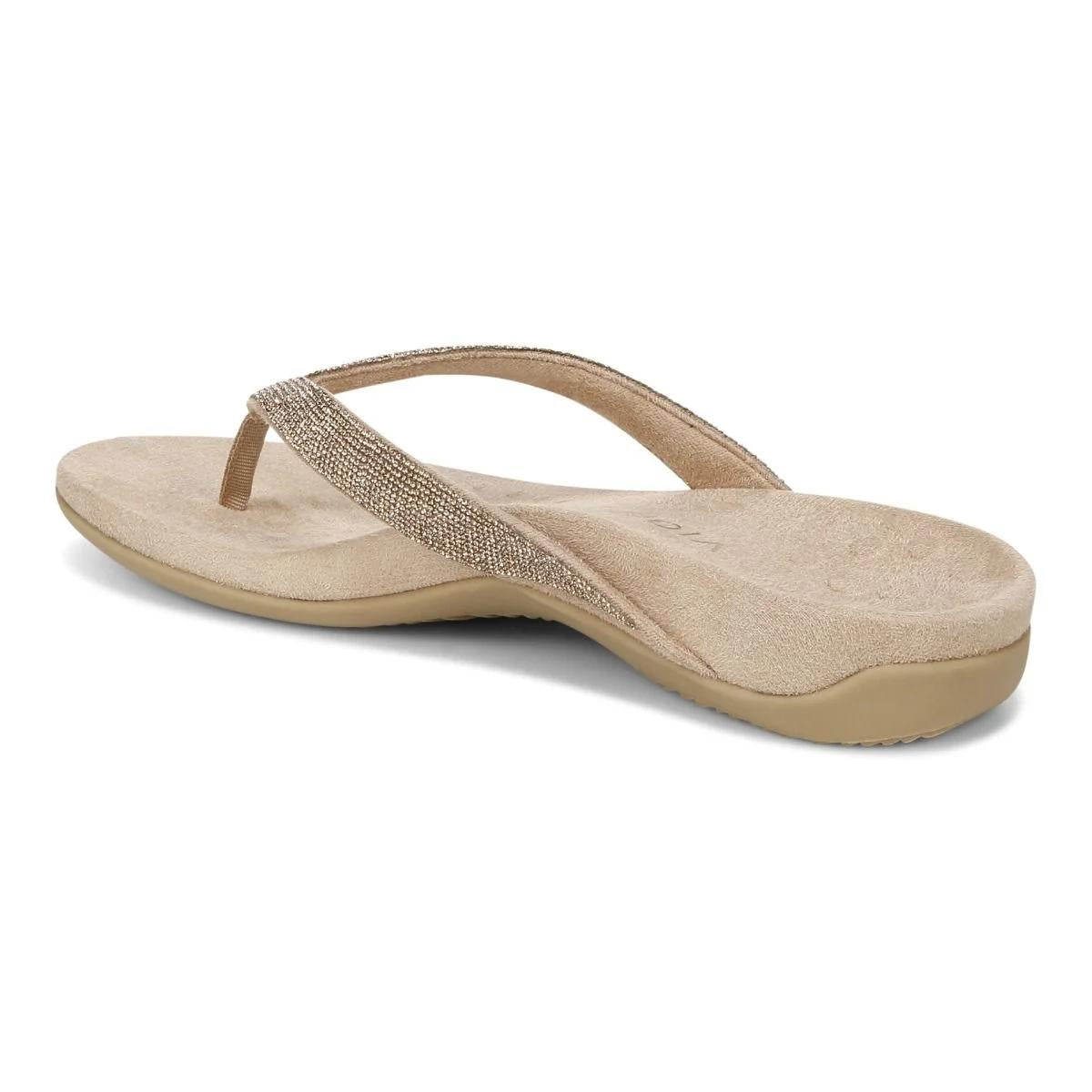 Vionic Shoes Dillon Shine Toe Post Sandal