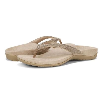 Vionic Shoes Dillon Shine Toe Post Sandal