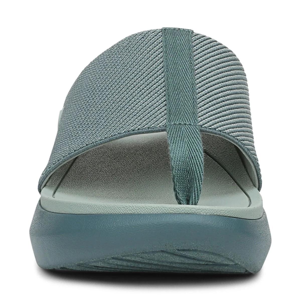 Vionic Shoes Beach Aqua Platform Toe Post Sandal
