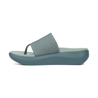 Vionic Shoes Beach Aqua Platform Toe Post Sandal