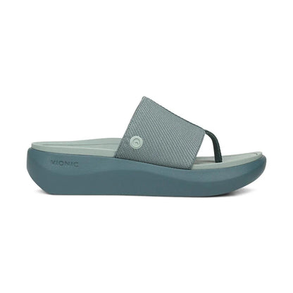 Vionic Shoes Beach Aqua Platform Toe Post Sandal