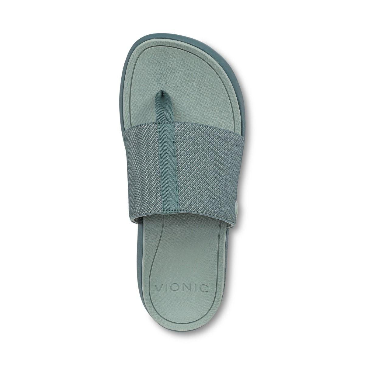 Vionic Shoes Beach Aqua Platform Toe Post Sandal
