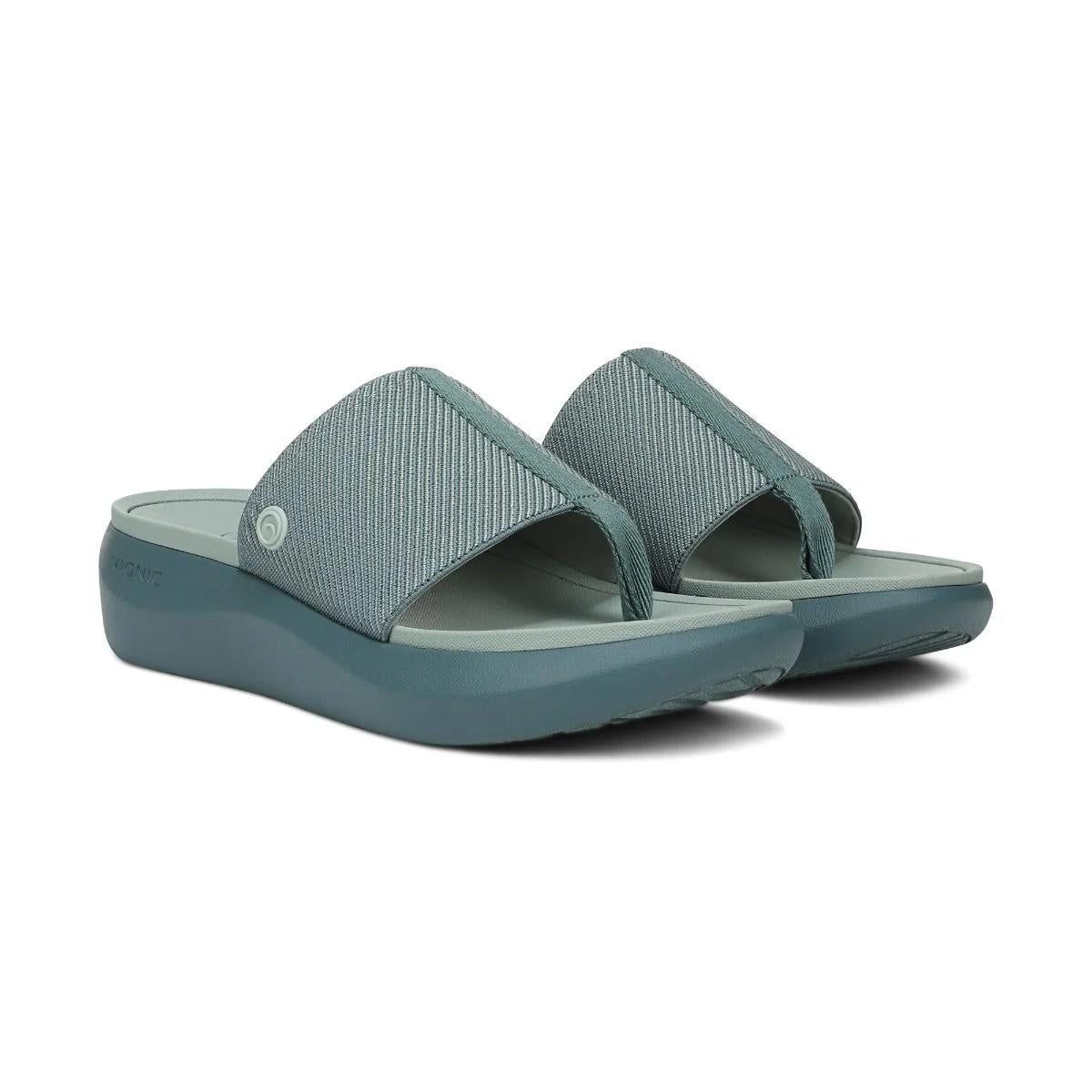 Vionic Shoes Beach Aqua Platform Toe Post Sandal