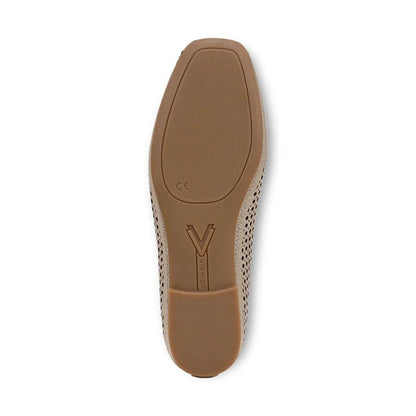 Vionic Shoes Orinda Perf Square Toe Ballet Flat
