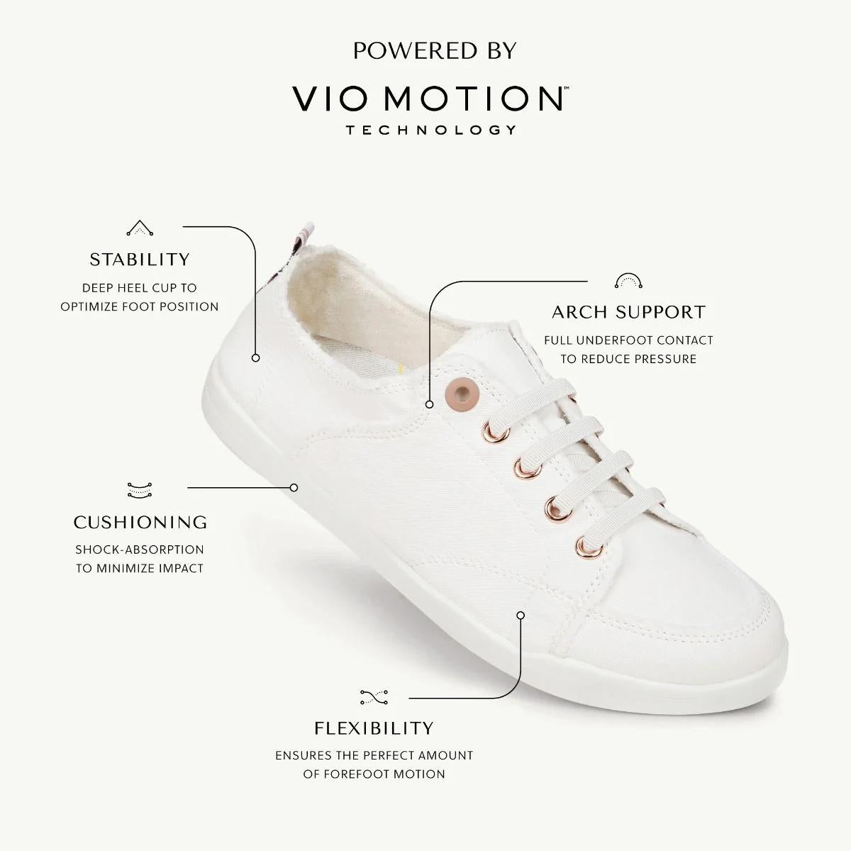 Vionic Shoes Beach Pismo Casual Sneaker:  Canvas