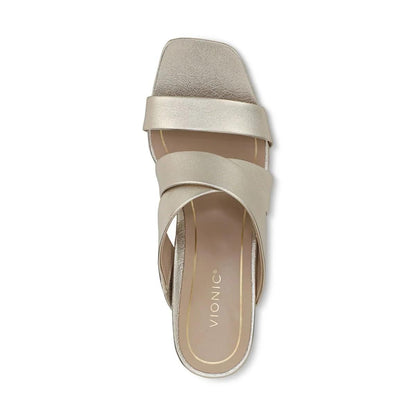 Vionic Shoes Merlot Heeled Slide Sandal