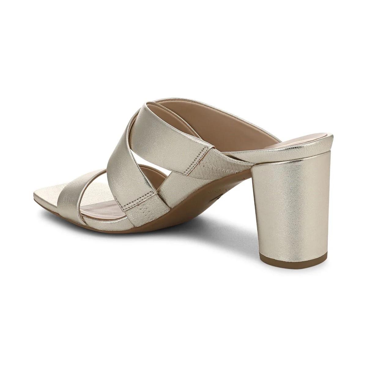 Vionic Shoes Merlot Heeled Slide Sandal