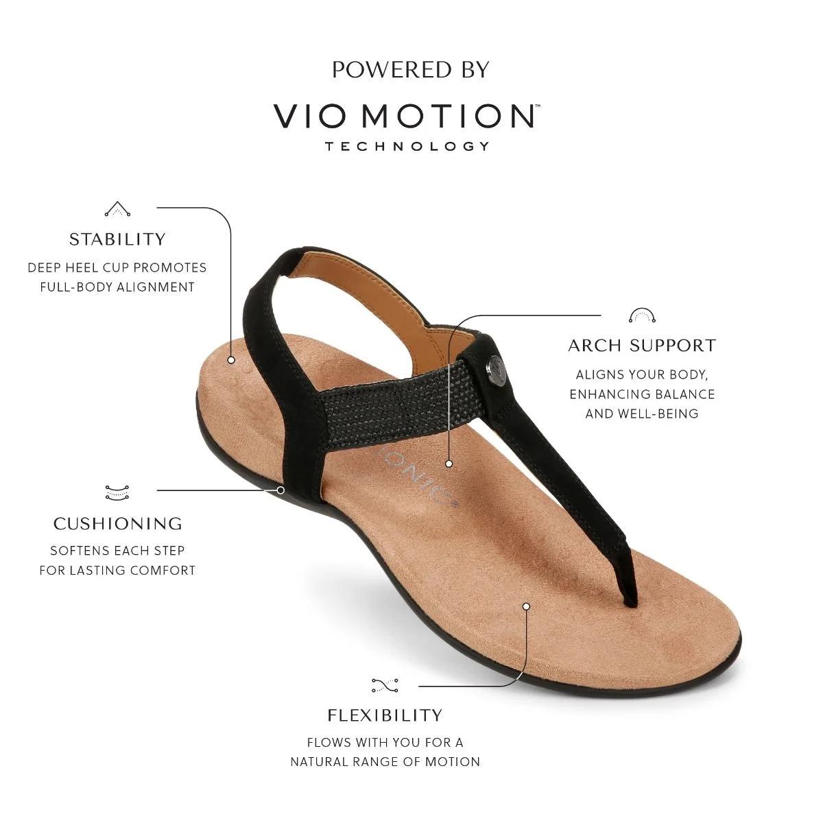 Vionic Shoes Brea Toe Post Slingback Sandal